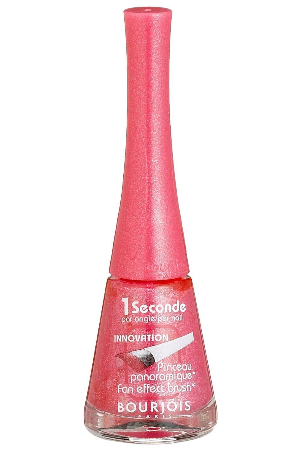 Bourjois 1 Seconde Innovation Nail Polish - 04 Rose Scintillant