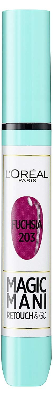 L'Oreal Magic Mani Retouch & Go Nail Polish - 203 Fuchsia